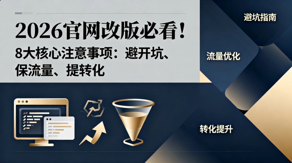 2026官网改版避坑指南
